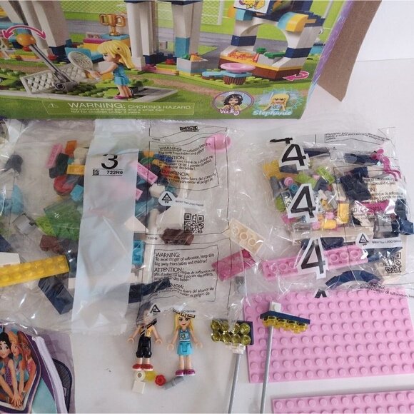 Lego Friends Stephanies Sports Arena Set 41338 ALMOST COMPLETE - Picture 4 of 4